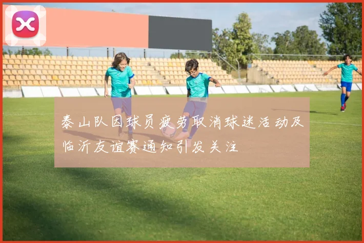 泰山队因球员疲劳取消球迷活动及临沂友谊赛通知引发关注